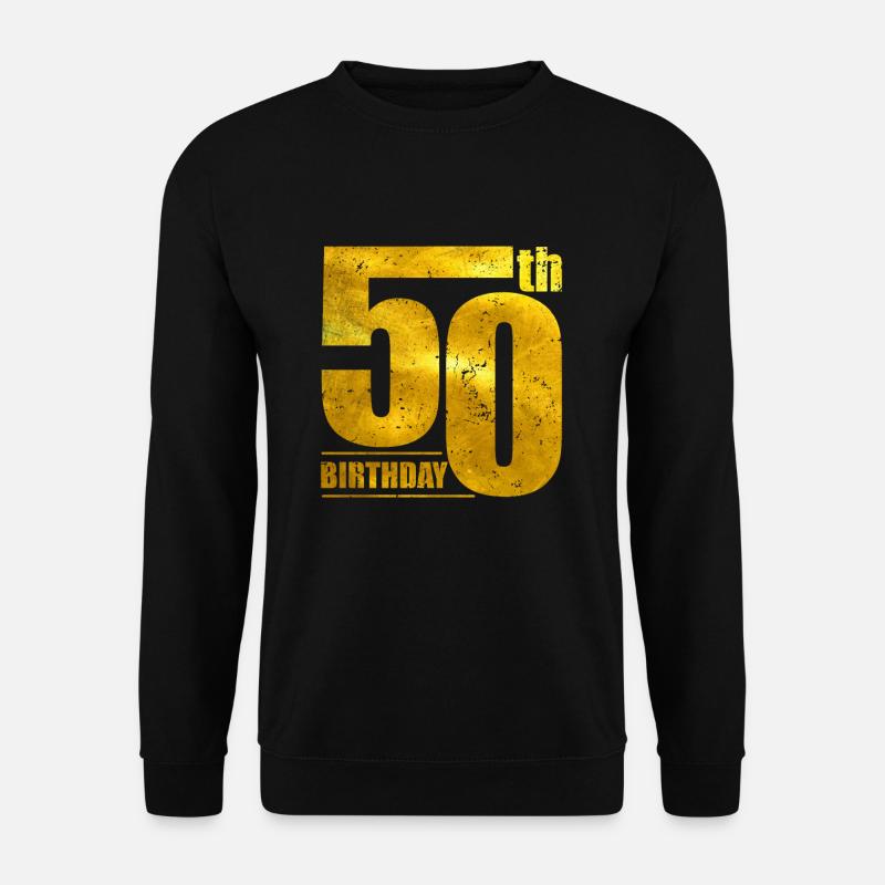50th birthday - Unisex Sweatshirt - black