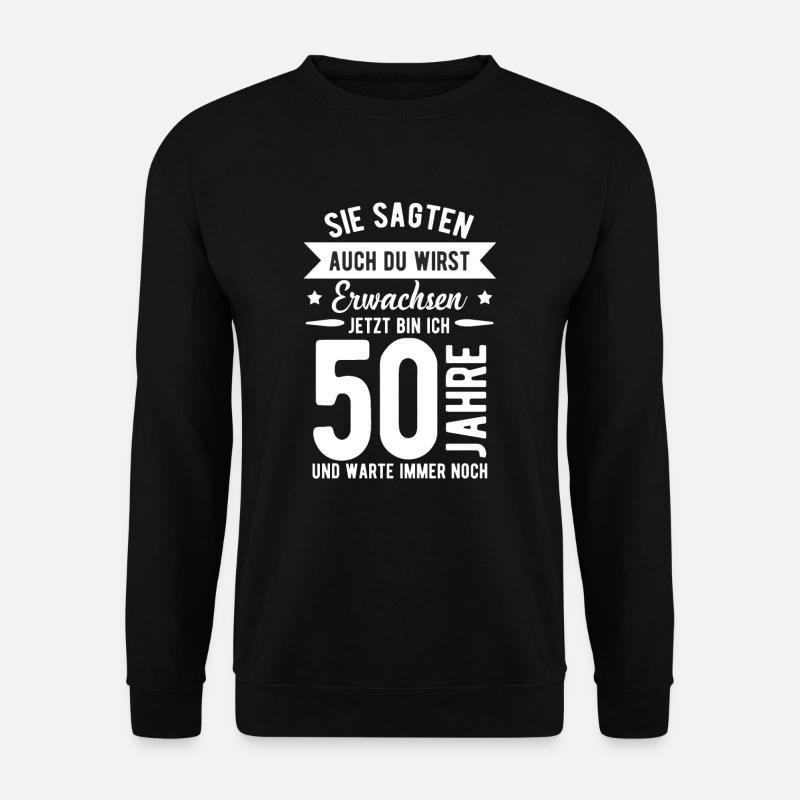 50. Geburtstag - Unisex Pullover - Schwarz