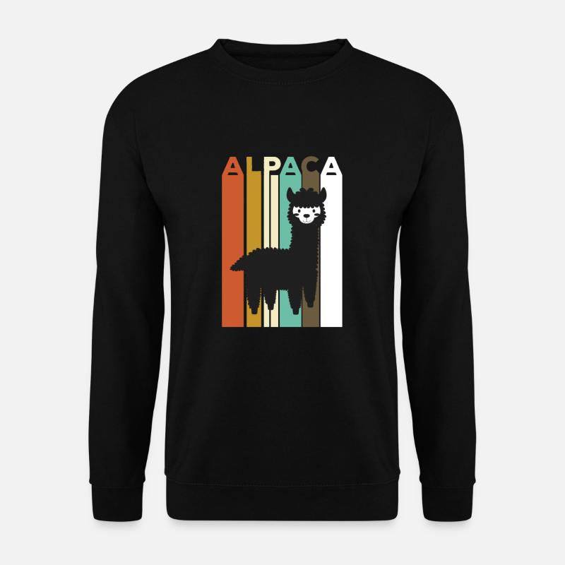 Alpaca Lama - Unisex Sweatshirt - black