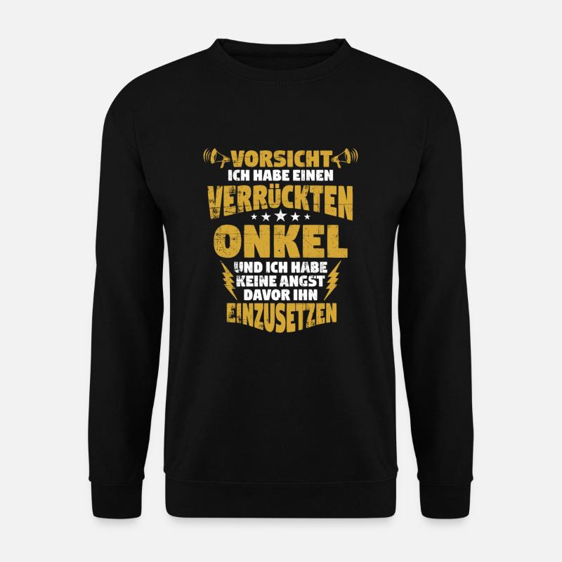 Onkel - Unisex Pullover - Schwarz