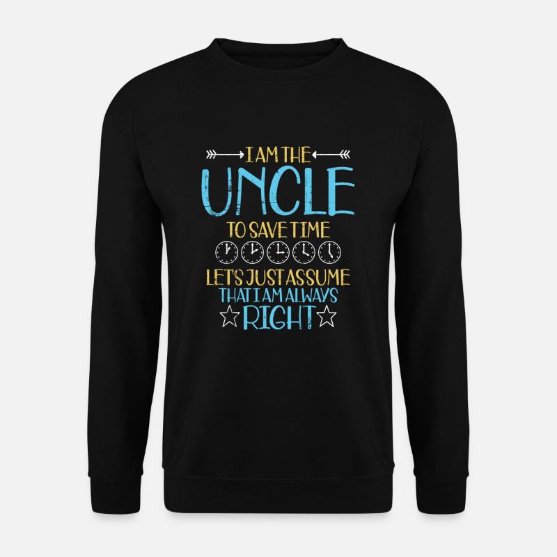 Onkel - Unisex Pullover - Schwarz
