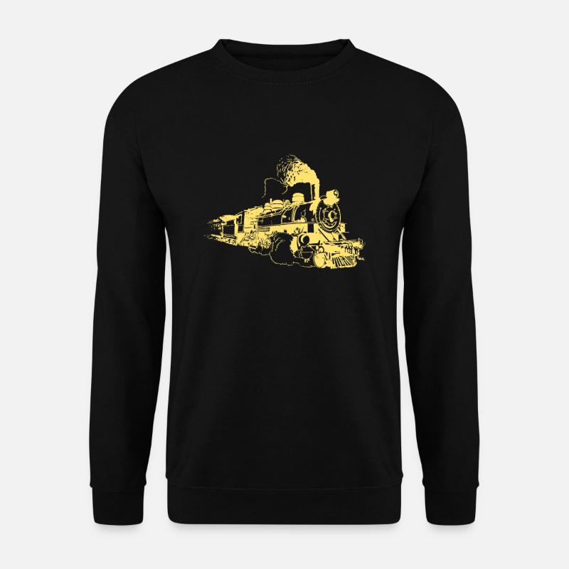 Train trains train modèle - Sweat-shirt Unisexe - noir