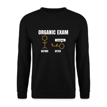 Chimie - Sweat-shirt Unisexe - noir - Devant - Alina (178cm) & Michal (187cm)