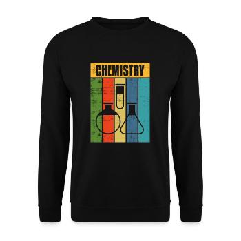 chimie - Sweat-shirt Unisexe - noir - Devant - Alina (178cm) & Michal (187cm)
