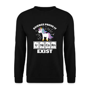chimie - Sweat-shirt Unisexe - noir - Devant - Alina (178cm) & Michal (187cm)