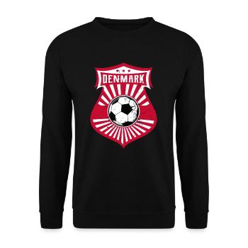 Denmark - Unisex Sweatshirt - black - Front - Alina (178cm) & Michal (187cm)