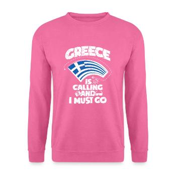 Greece - Unisex Sweatshirt - pink - Front