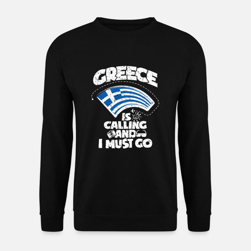 Greece - Unisex Sweatshirt - black