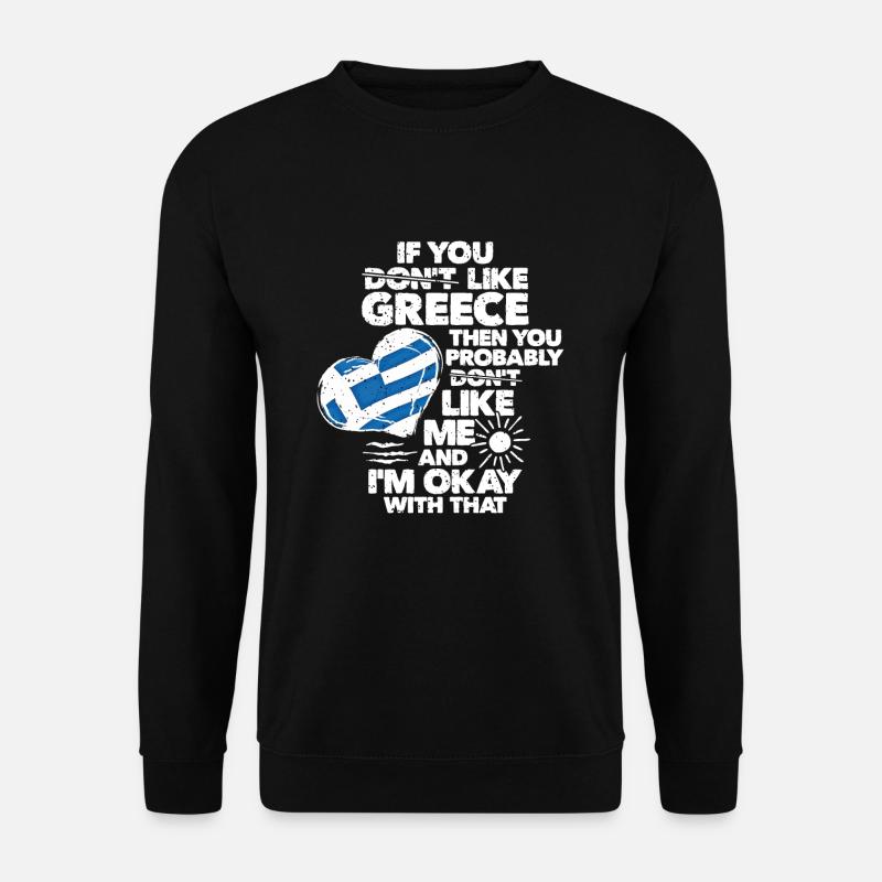 Greece - Unisex Sweatshirt - black