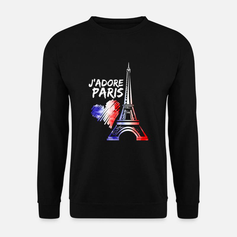 Paris - Unisex Pullover - Schwarz