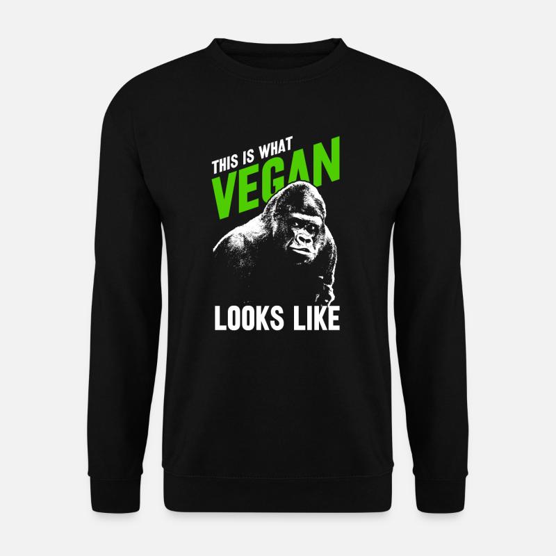 Vegan - Unisex Sweatshirt - black
