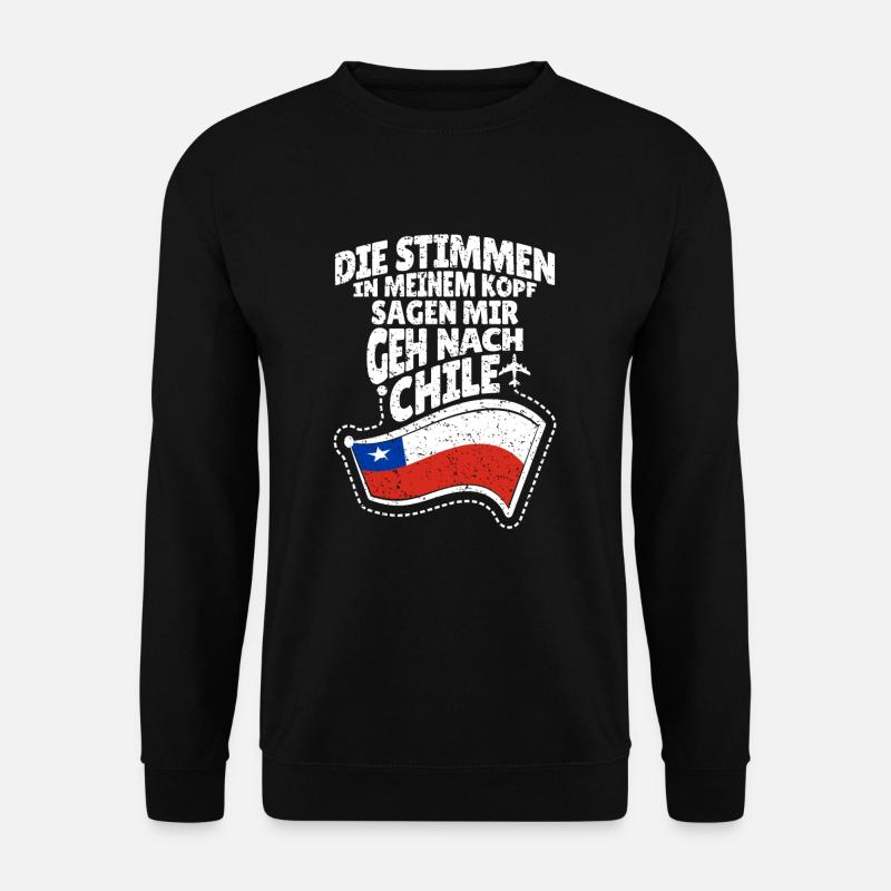 Chile - Unisex Pullover - Schwarz