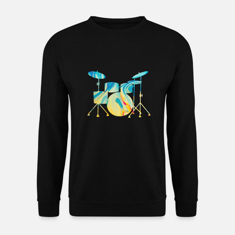 Schlagzeug - Unisex Pullover - Schwarz