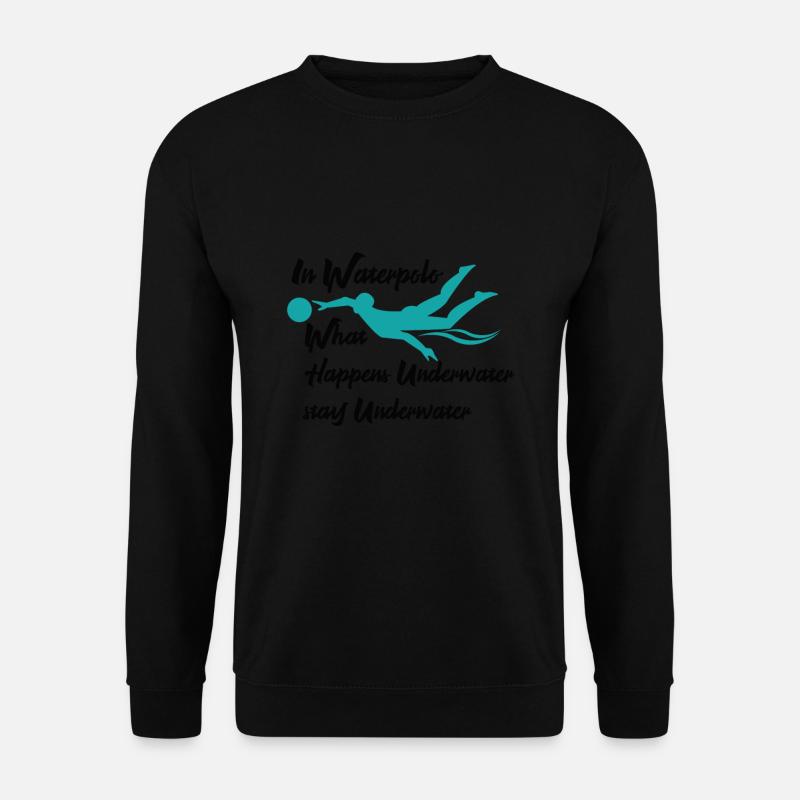 Wasserball - Unisex Pullover - Schwarz