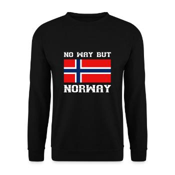 Norwegen - Unisex Pullover - Schwarz - Vorne - Alina (178cm) & Michal (187cm)
