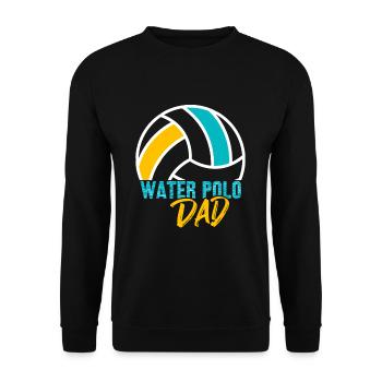 water polo - Unisex Sweatshirt - black - Front - Alina (178cm) & Michal (187cm)