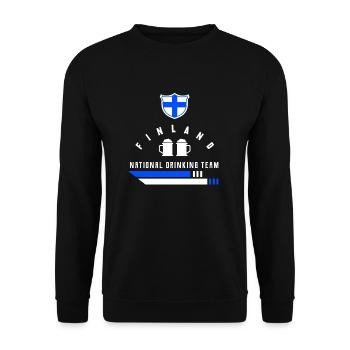 Finlande - Sweat-shirt Unisexe - noir - Devant - Alina (178cm) & Michal (187cm)