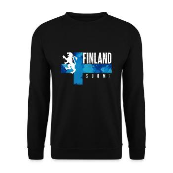 Finlande - Sweat-shirt Unisexe - noir - Devant - Alina (178cm) & Michal (187cm)