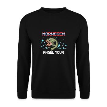 Norway - Unisex Sweatshirt - black - Front - Alina (178cm) & Michal (187cm)