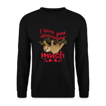Paresse - Sweat-shirt Unisexe - noir - Devant - Alina (178cm) & Michal (187cm)