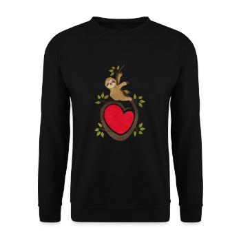 Paresse - Sweat-shirt Unisexe - noir - Devant - Alina (178cm) & Michal (187cm)