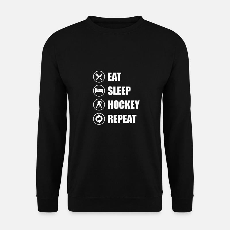 Eishockey - Unisex Pullover - Schwarz
