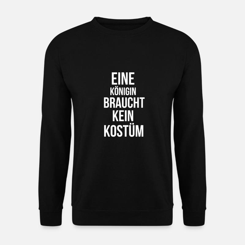 Karneval Fasching Kostüm - Unisex Pullover - Schwarz
