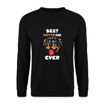Rottweiler - Sweat-shirt Unisexe - noir - Devant - Alina (178cm) & Michal (187cm)
