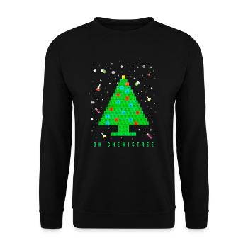 chemistry - Unisex Sweatshirt - black - Front - Alina (178cm) & Michal (187cm)