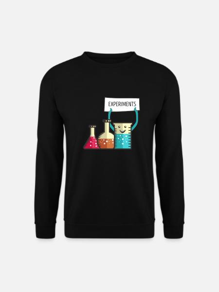 Chemie Chemiekalien Chemielehrer lustig Geschenk - Unisex Pullover - Schwarz