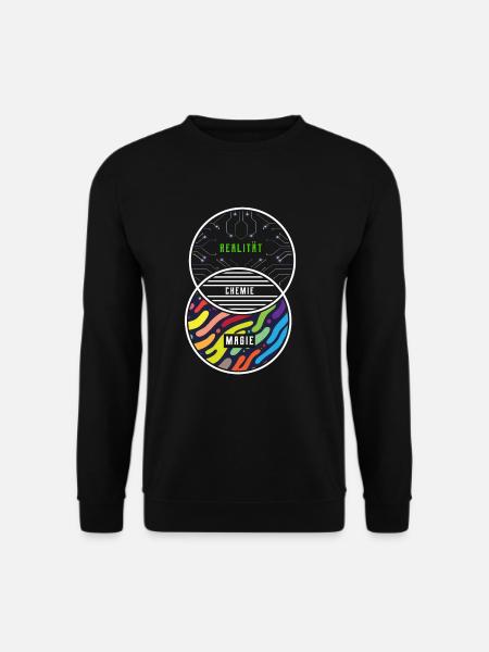 Chemie Chemiekalien Chemielehrer lustig Geschenk - Unisex Pullover - Schwarz