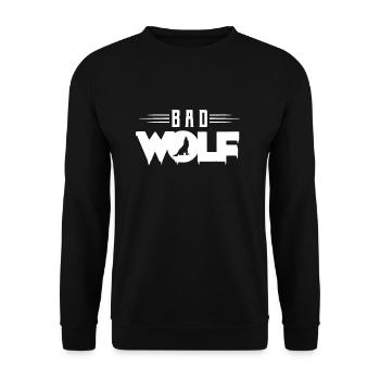 Loup - Sweat-shirt Unisexe - noir - Devant - Alina (178cm) & Michal (187cm)