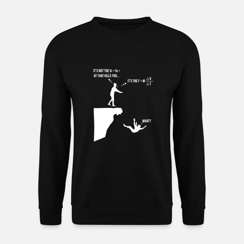 Physik Studium Wissenschaft Physiker Geschenk Lehr - Unisex Pullover - Schwarz