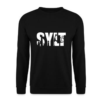 Sylt - Unisex Pullover - Schwarz - Vorne - Alina (178cm) & Michal (187cm)