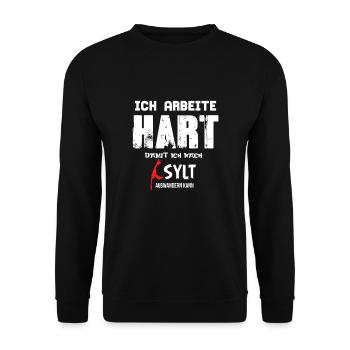 Sylt - Unisex Pullover - Schwarz - Vorne - Alina (178cm) & Michal (187cm)