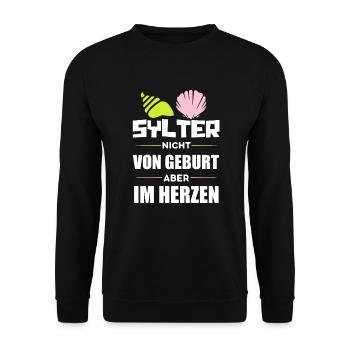 Sylt - Unisex Pullover - Schwarz - Vorne - Alina (178cm) & Michal (187cm)