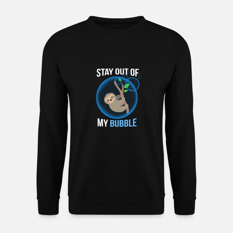 Faultier - Unisex Pullover - Schwarz