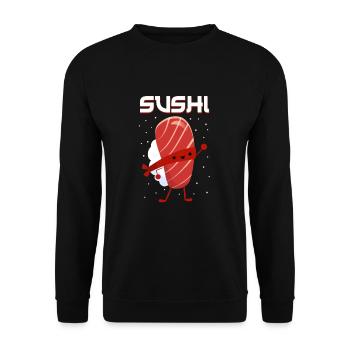 Japon - Sweat-shirt Unisexe - noir - Devant - Alina (178cm) & Michal (187cm)
