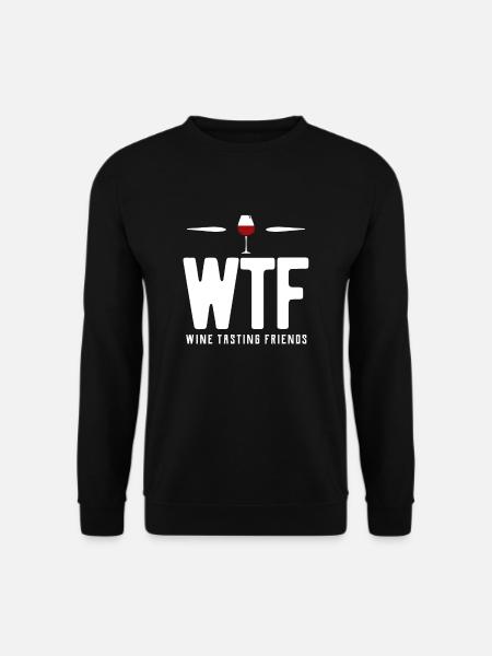 Du vin - Sweat-shirt Unisexe - noir