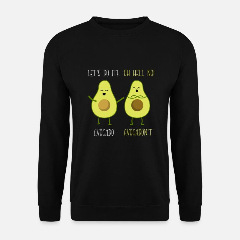 Avocat - Sweat-shirt Unisexe - noir