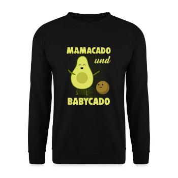 Avocado - Unisex Sweatshirt - black - Front - Alina (178cm) & Michal (187cm)