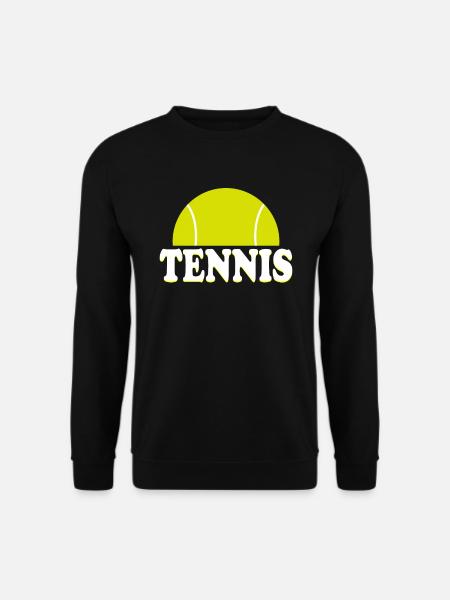 Tennis Tennisspieler Tennisball Geschenk - Unisex Pullover - Schwarz