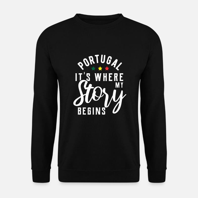 Portugal - Unisex Pullover - Schwarz