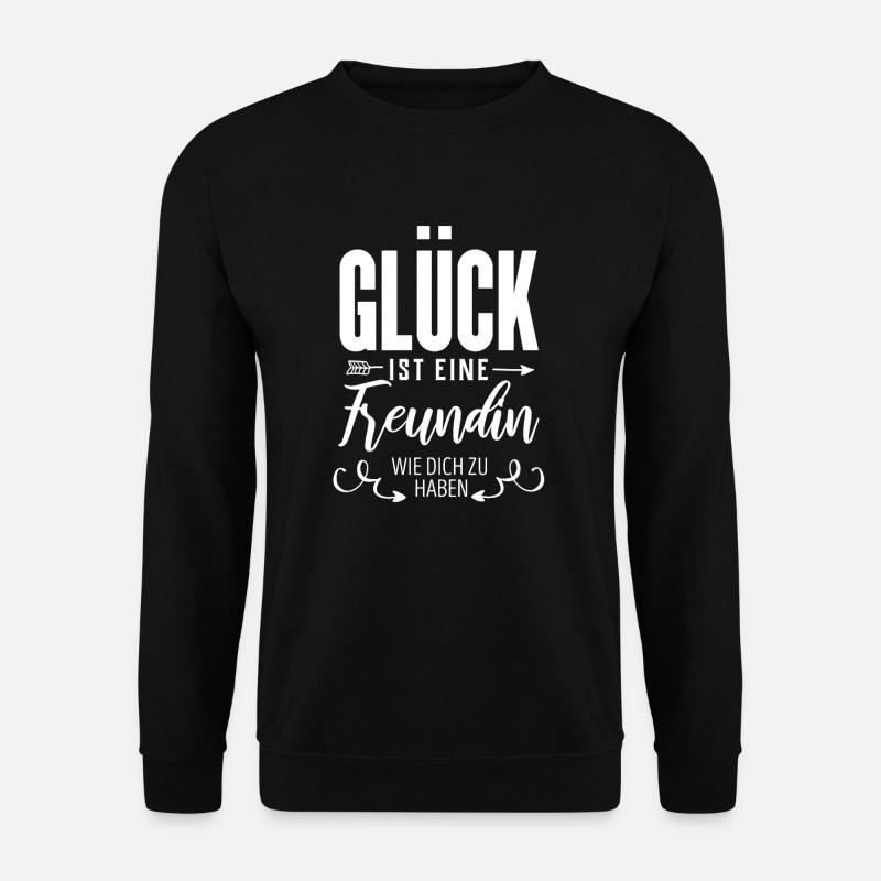 Freundin - Unisex Pullover - Schwarz