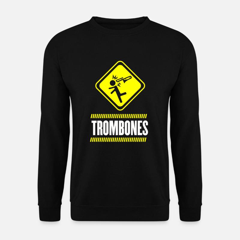 trombone - Unisex Sweatshirt - black