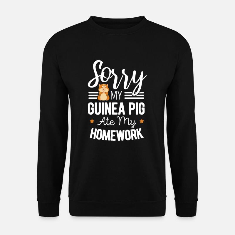 Cochon d'Inde - Sweat-shirt Unisexe - noir