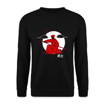 Japan - Unisex Sweatshirt - black - Front - Alina (178cm) & Michal (187cm)