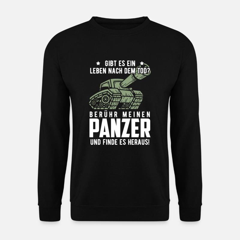 Panzer - Unisex Pullover - Schwarz