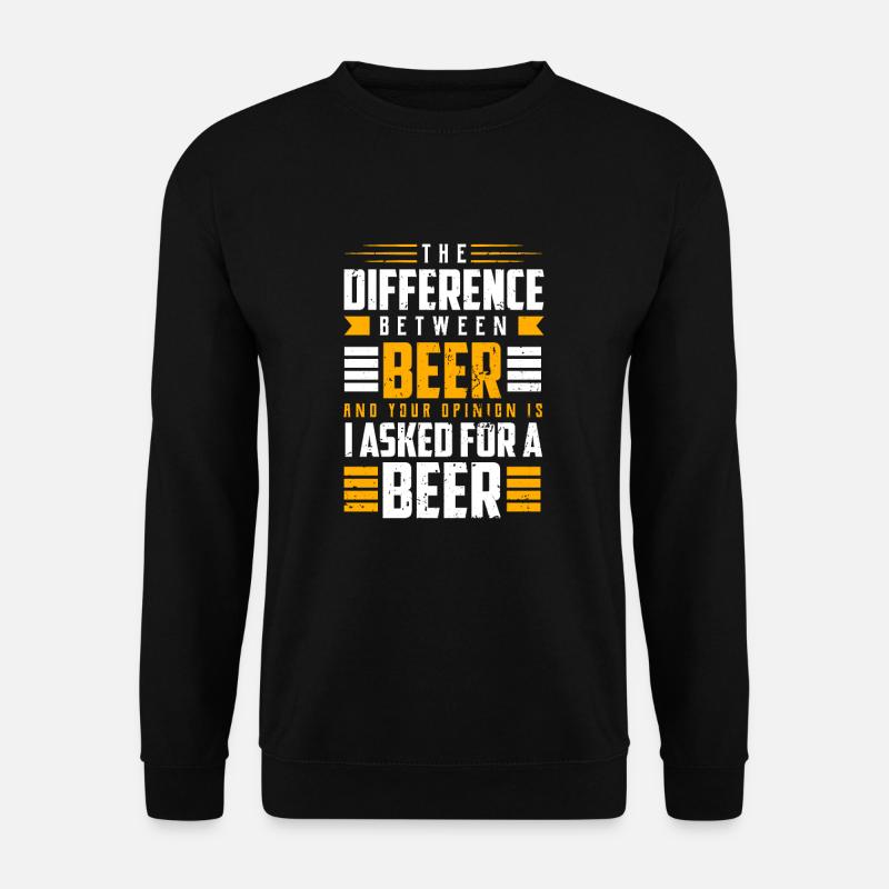 Bier - Unisex Pullover - Schwarz