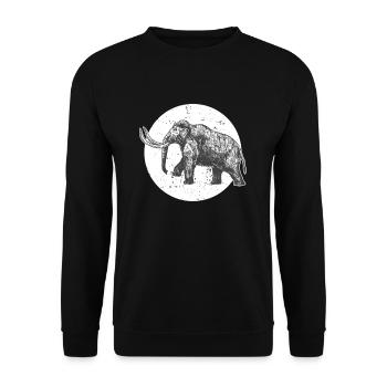 Mammoth - Unisex Sweatshirt - black - Front - Alina (178cm) & Michal (187cm)